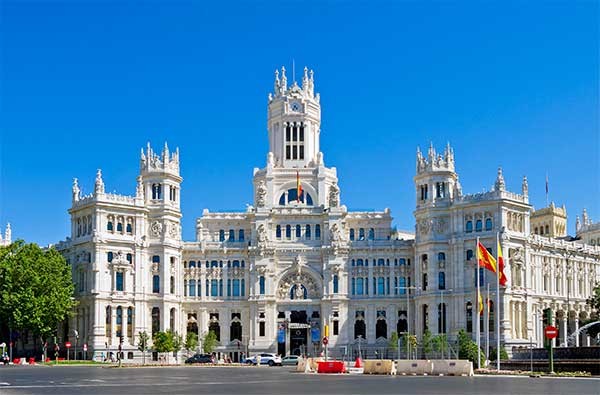 Spanyolország, Madrid városháza, Palacio de Comunicaciones, Palacio de Cibeles