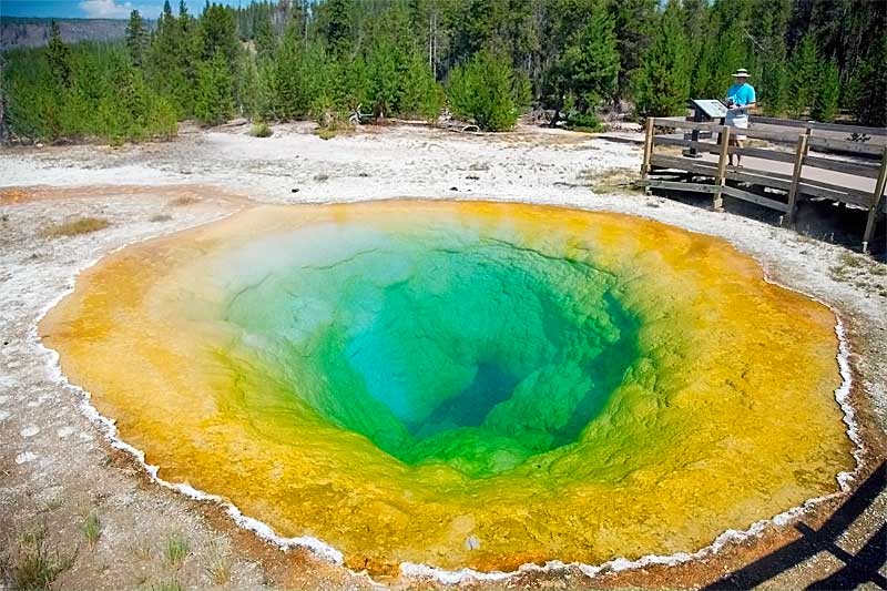 Yellowstone Nemzeti Park Morning Glory Pool