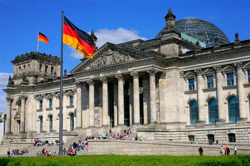 Németország, Berlin, Reichstag épülete