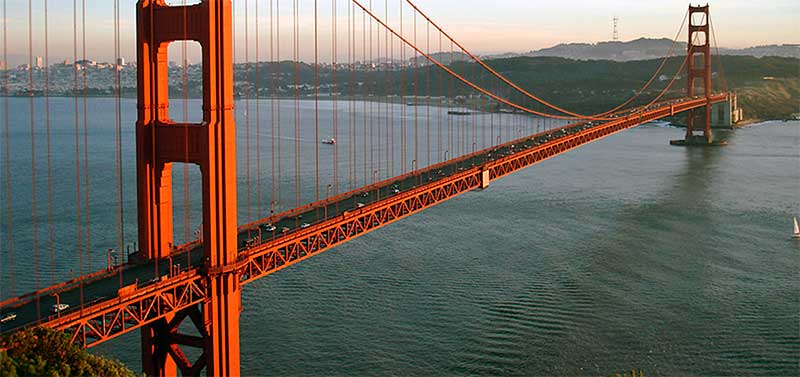 San Francisco, Kalifornia, Amerikai Egyesült Államok, Golden Gate híd