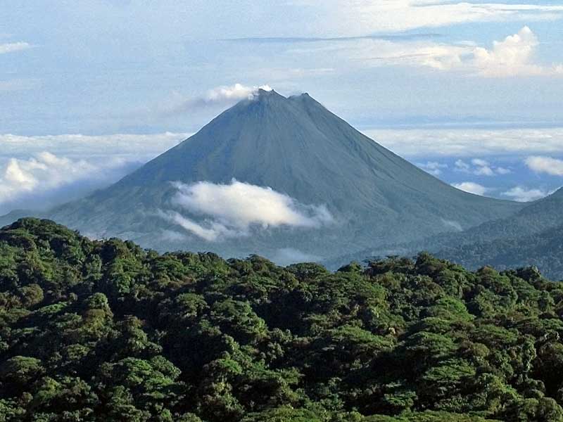 Costa Rica Arenal vulkán