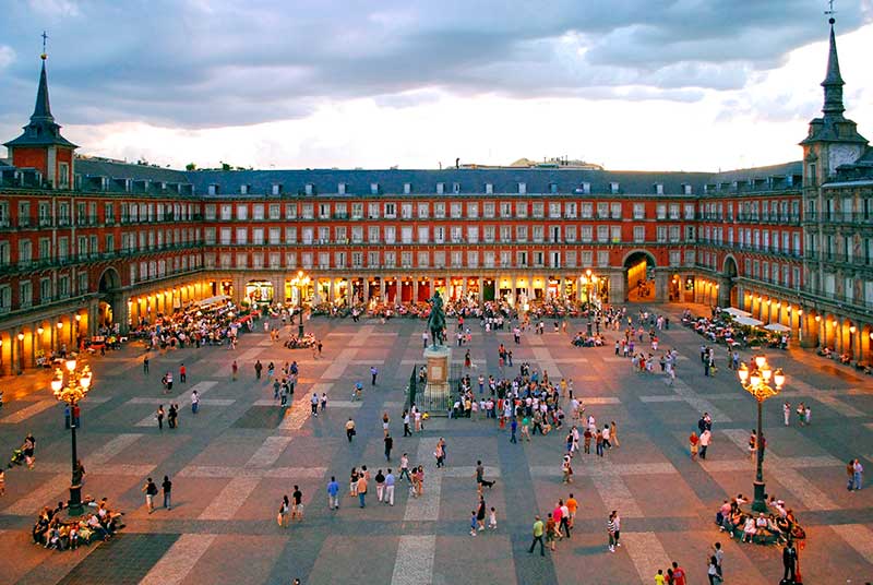 Spanyolország, Madrid főtér, Plaza Mayor de Madrid